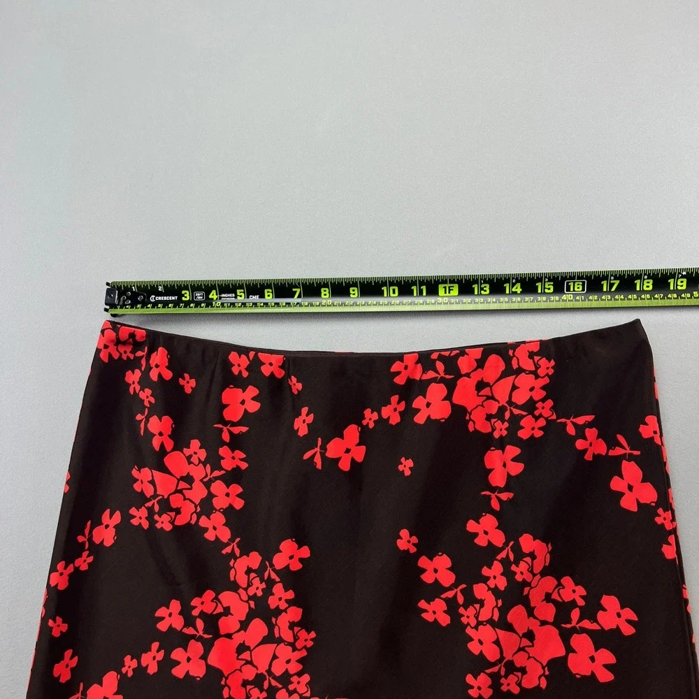 Cato Maxi Skirt Womens Large Multicolor Floral Bohemian Resort Wear Pull On